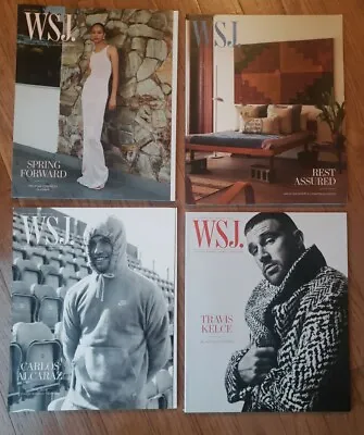 Lot 4 WSJ Wall Street Journal Magazines April June/July Fall Dec 2023 Jan 2024 • $6.99