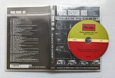 Primal Scream MCS Black To Comm DVD 2008 Meltdown Festival London • $15