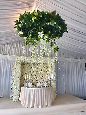 Stunning Hanging Chandeliers Weddings Events Marquee HIRE ONLY Flowers Bride  • £200