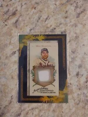 2008 Topps Allen & Ginter Mike Hampton Framed Jersey Relic Card Atlanta Braves • $2.99