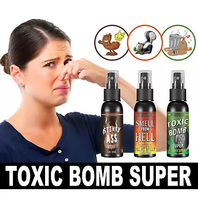 3Pack 90ML Fart Liquid Spray Prank Stink Ass Gag Smell Bomb Joke Stinky Gas PROP • $13.99