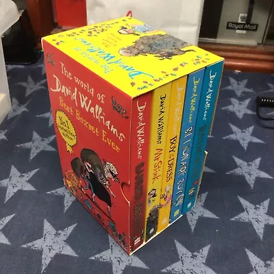 The World Of David Walliams Best Box Set Ever 5 Books - Ages 7-9 - Paperback • £11