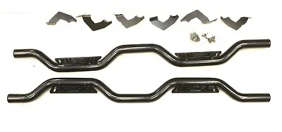 NEW Lund Latitude Black Nerf Step Bars 26610020 For Tacoma Double Cab 2005-2012 • $278.85