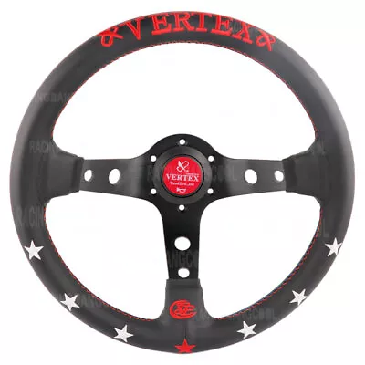 VERTEX 7star 13'' Embroidery Deep Dish Racing Car Drift Rally Steering Wheel • $60