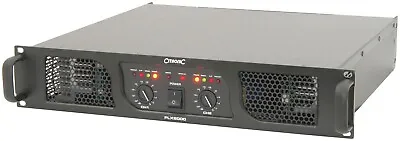 Stereo Power Amplifier With Limiter 2 Ohms 19  Rack Mountable 2U Fan Cooling • £459.99