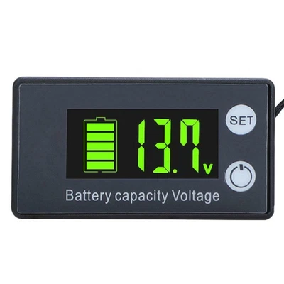 £7.27 • Buy Battery Charge Level Indicator DC 7-70V Lithium Battery Capacity Meter Voltmeter