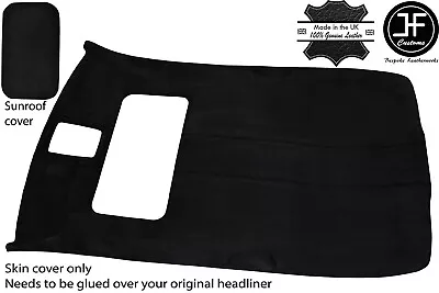 $351.99 • Buy Black Stitch Sun Roof Headlining Luxe Suede Cover For Vw Jetta Mk4 98-05 5 Door