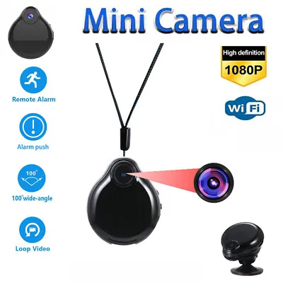 Mini FHD 1080P Wearable Necklace Pandent Mini Body Camera Voice Video Recorder • $18.99