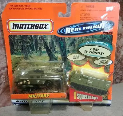 Vintage 1998 Matchbox Real Talkin' Military Unit - 15 Communications • $17.99