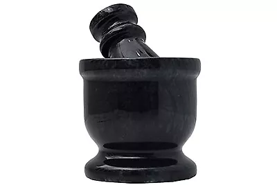 Mortar And Pestle Set - Palm Size 2.5 Inch Portable Marble Mortar And Pestle • $18.25