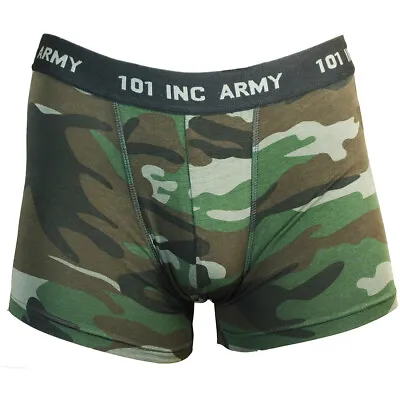 Woodland Camo Hipster Boxer Shorts - Military Army Underwear Shorts • £11.45