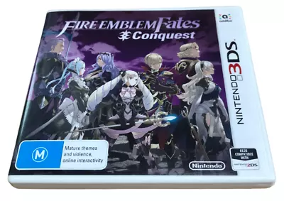 Nintendo 3ds Fire Emblem Fates And Conquest Game Cartridge • $65