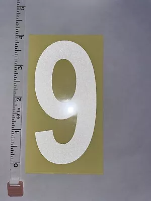 Reflective 4” Inch House Home Mailbox Street Numbers Stickers Labels Individual • $1
