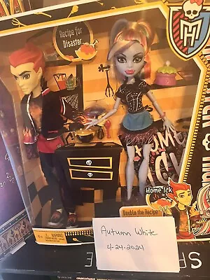 Mattel Monster High Classroom Partners Home Ick Abbey Bominable And Heath Burns • $109.99