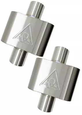 $69.99 • Buy Pair Of Straight Thru Performance Short Race Muffler 2.5  Center / Center