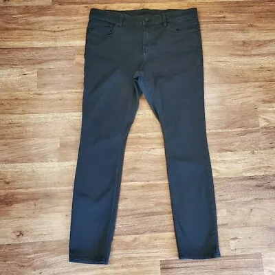 H&M Women's Size 20 Slim Stretch Black High Rise Slim Straight Stretch Jeans • $9.89