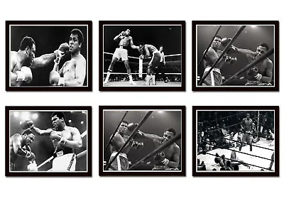 Muhammad Ali Vs Joe Frazier The Fight Boxing Print Poster Wall Art Picture A4 + • £4.89