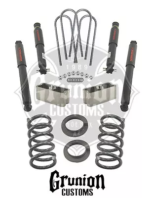 Belltech Chevy S10 1982 - 2004 3/3 Lowering Kit W/Nitro Drop 2 Shocks • $458