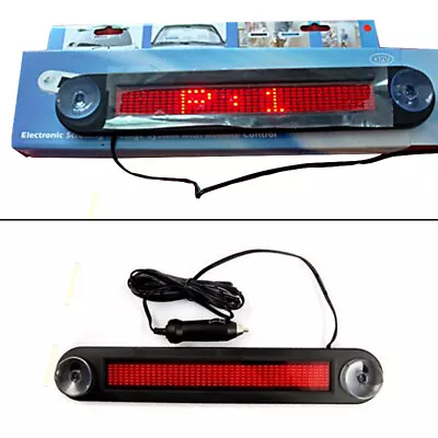 DC 12V Car LED Programmable Message Sign Scrolling Display Board Remote Control • $40.86