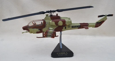 $17.11 • Buy 1:40 Scale Diecast  Us Marines Super Cobra Attack Helicopter Collectable Model