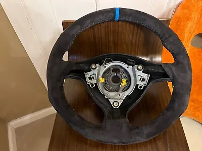 Custom Steering Wheel VW Golf Jetta Mk4 R32 STYLE Full Alcantara Blue GTI • $325