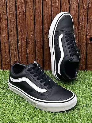 Vans Old Skool Unisex Leather Shoes Sneakers US 5M 6.5W UK 4 EUR 36.5 23cm • $75