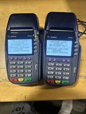 Lot Of 2 VeriFone Omni 5700 VX570 Series Credit Card Terminal • $60