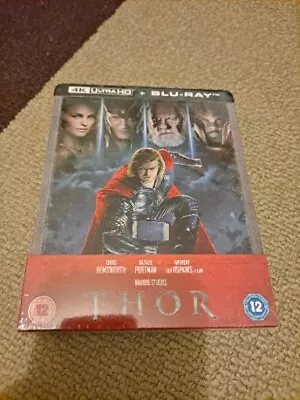 Marvel's Thor UK Zavvi Exclusive Limited Edition 4K UHD Blu-Ray Steelbook • £37.99