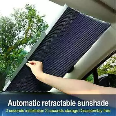 27.5'' Retractable Car Windshield Cover Protect Visor Block Curtain Sun Shade • $22.67