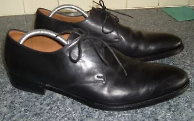 Ralph Lauren  Made In Italy Black Lace-up  Shoes Size 9.5 Mens • £45