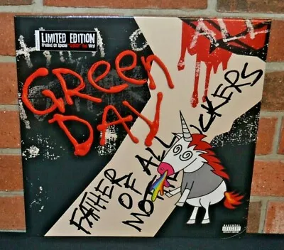 GREEN DAY - Father Of All... Ltd 1st Press Indie CLOUDY RED COLOR VINYL LP New! • $25.99