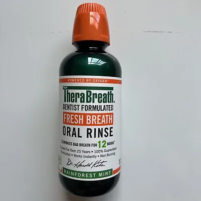 $14.24 • Buy Lot 1 - TheraBreath Fresh Breath 16oz Oral Rinse Rainforest Mint EXP02/26