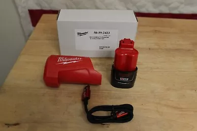 Milwaukee M12 Compact Charger & CP 3.0 Battery Kit For Jacket/Vest (50-59-2423) • $45.99