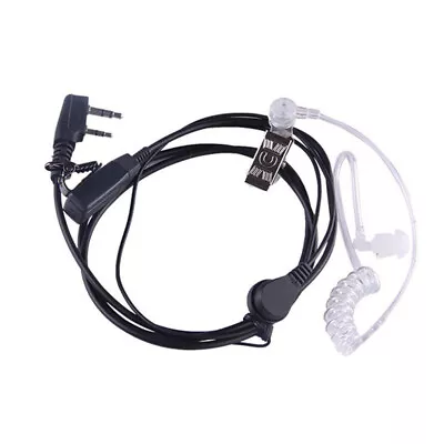 2 Pin Security Earpiece Headset For Baofeng Motorola Kenwood Radio Walkie Talkie • £4.98