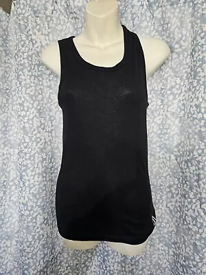 Women's Small Black Stretch-to-Fit Ribbed Tank By Volcom-Great Basic! • $3.99