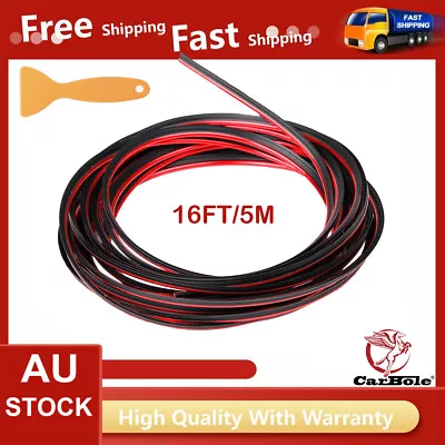 5M Car Interior Trim Strip Decoration Styling Door Dashboard Flexible Mold Line • $6.89