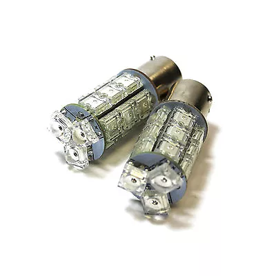 2x Mercedes C-Class W202 BAU15S 18-LED Rear Indicator Repeater Turn Signal Bulbs • $13.72