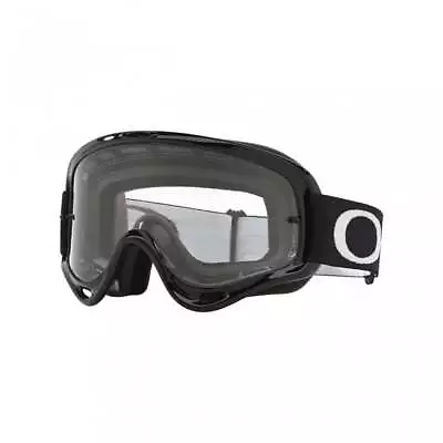 Oakley O-Frame Motocross Enduro Mountainbike Goggles - Jet Black-Clear Lens • £28.95