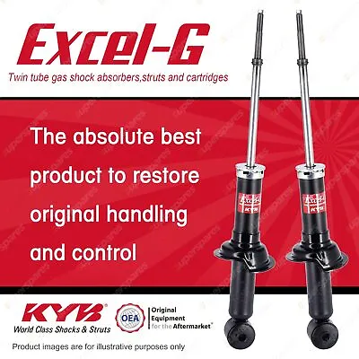 $157.95 • Buy 2x Rear KYB Excel-G Shock Absorbers For Mitsubishi Lancer CJ I4 FWD 07-On