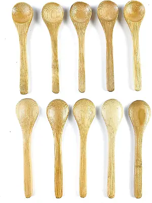 JapanBargain 3700 Matcha Scoop Mini Bamboo Spoons For Spices 10pc Tea  • $17.64