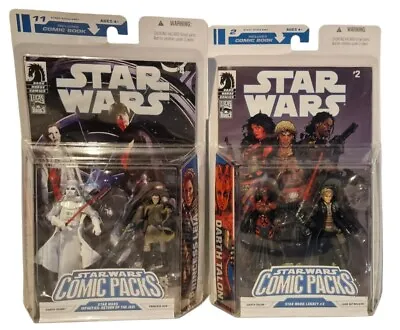 Vader & Princess Leia + Darth Talon & Cade Skywalker Star Wars Comic Packs (j9) • $387.82