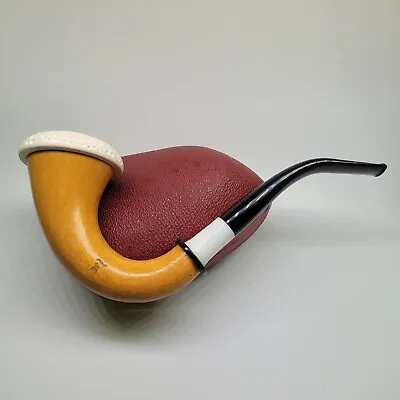 9mm Filtered Genuine Natural GOURD Calabash Meerschaum Pipe By CPW Calabash A125 • £339