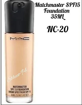 £25.99 • Buy M.A.C Matchmaster SPF15 Foundation /35 ML- BOXED NC-20 Plus Free Gift 🎁
