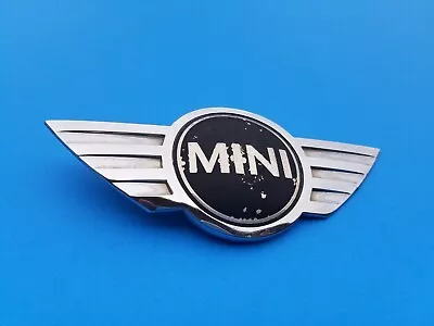 2001-2008 Mini Cooper Front Hood Chrome Emblem Logo Badge Symbol Used Oem A3 • $28.50