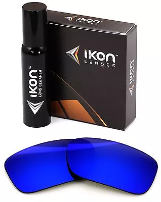 Polarized IKON Iridium Replacement Lenses For Oakley Crankcase Deep Blue Mirror • $35.90