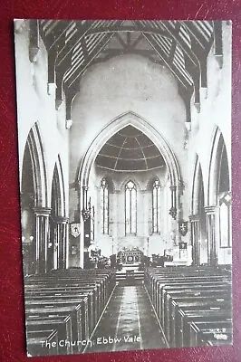 £2.90 • Buy Vintage Postcard, Ebbw Vale,  The Church Interior,  M J R B, Unposted