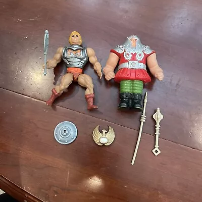 1982 1983 Mattel Masters Of The Universe Battle Armor He-Man Ram Man Taiwan Lot • $0.99