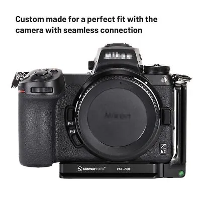 Sunwayfoto L-Bracket Quick Release L-Shape Mount Plate For Nikon Z6II/Z7  Camera • £36.42
