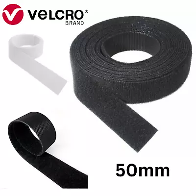 VELCRO® 50mm Hook & Loop ONE-WRAP® Reusable Ties Double Sided Strapping Tape • £6.25