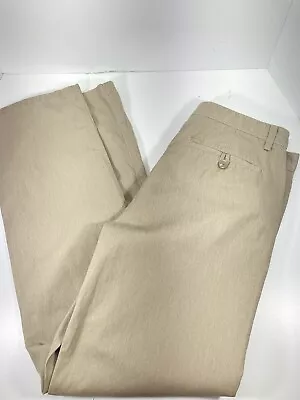 Calvin Klein Mercer Pants Mens 34x34 100% Cotton Twill Flat Front Chinos Khakis • $19.51